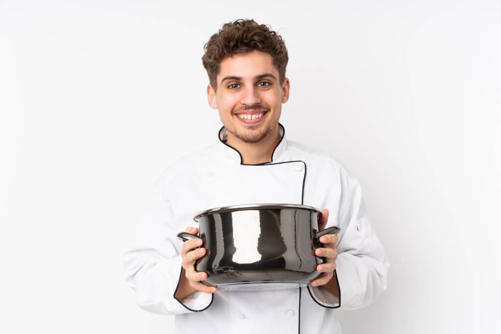 about me 2 chef man white wall 1